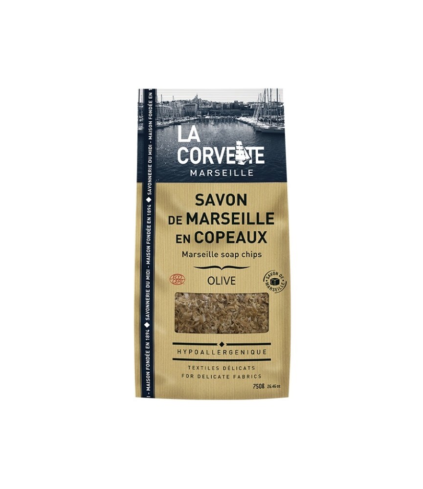 Copeaux de savon de Marseille - Olive - 750 Grs - LA CORVETTE