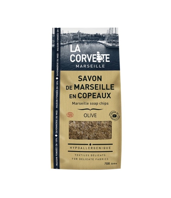 Copeaux de savon de Marseille - Olive - 750 Grs - LA CORVETTE