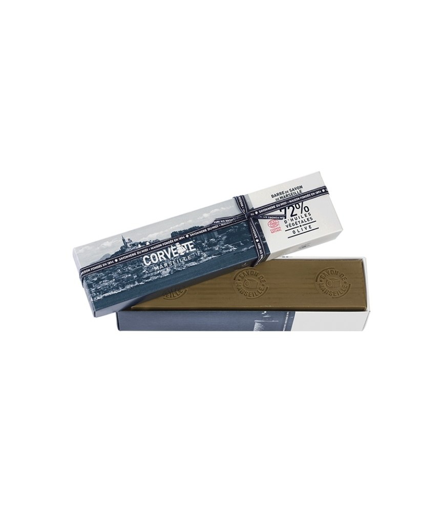 Barre savon de Marseille - Olive - 900 Grs - LA CORVETTE