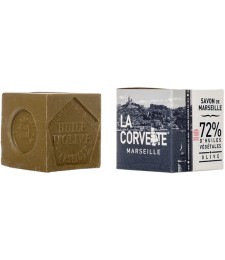 Cube de Savon de Marseille - Olive - 200 Grs - LA CORVETTE