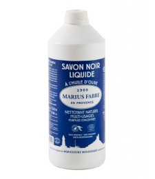 Savon Noir liquide - Huile d'olive - Nettoyant naturel - 1 L - MARIUS FABRE