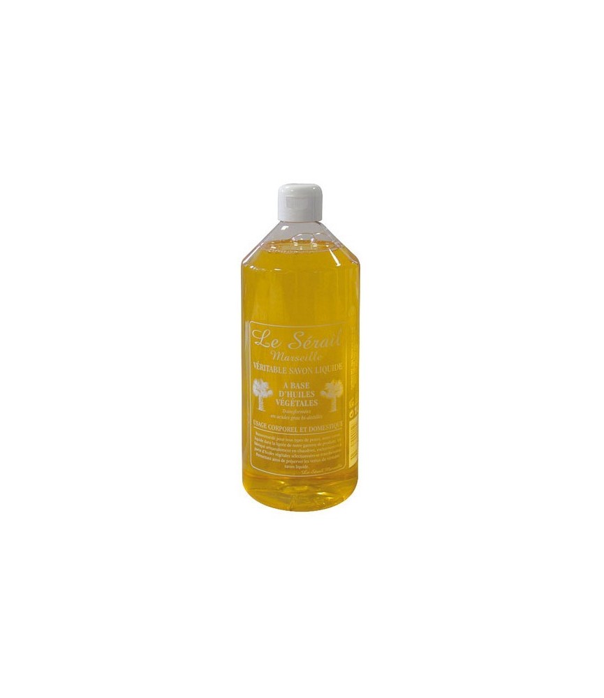 Savon de marseille liquide - Huiles végétales - 1 L - LE SERAIL Savon de marseille liquide - Huiles végétales - 1 L - LE SERAIL