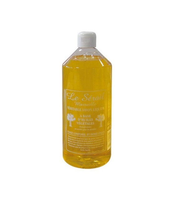 Savon de marseille liquide - Huiles végétales - 1 L - LE SERAIL