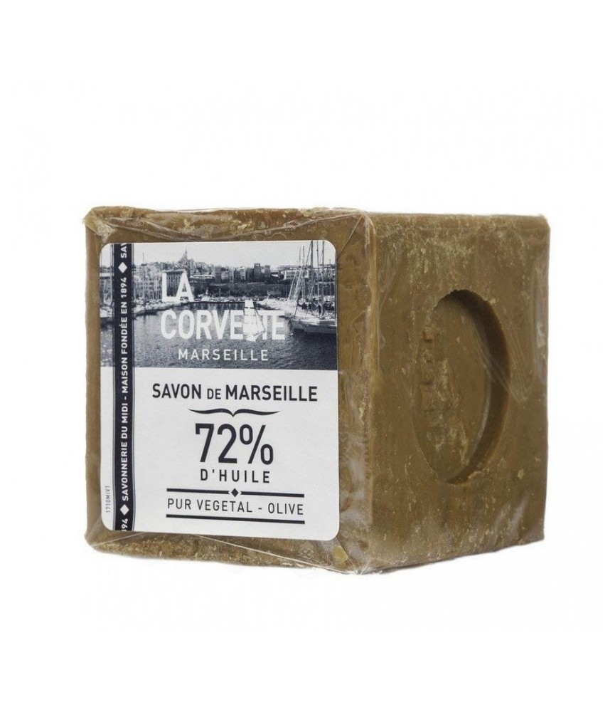 Cube de Savon de Marseille - Olive - 300 Grs - LA CORVETTE