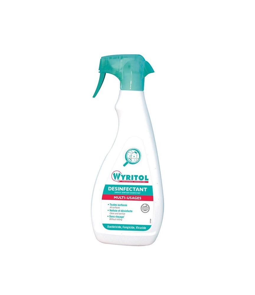Spray désinfectant - Toutes surfaces - 750 ml - WYRITOL Spray désinfectant - Toutes surfaces - 750 ml - WYRITOL
