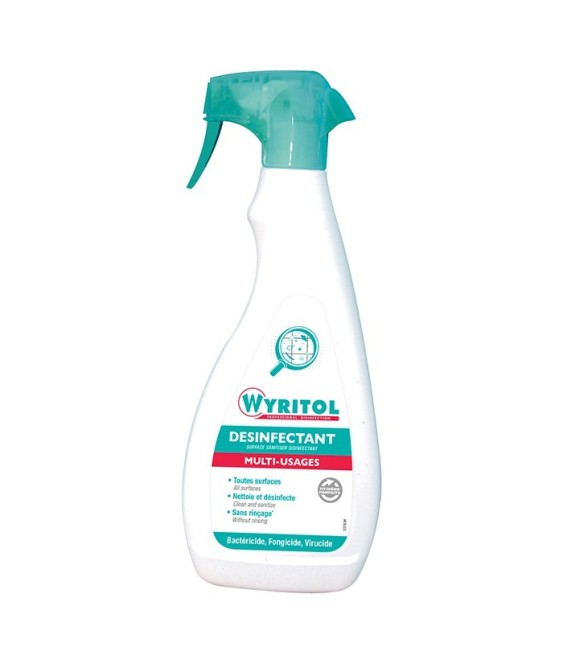 Spray désinfectant - Toutes surfaces - 750 ml - WYRITOL