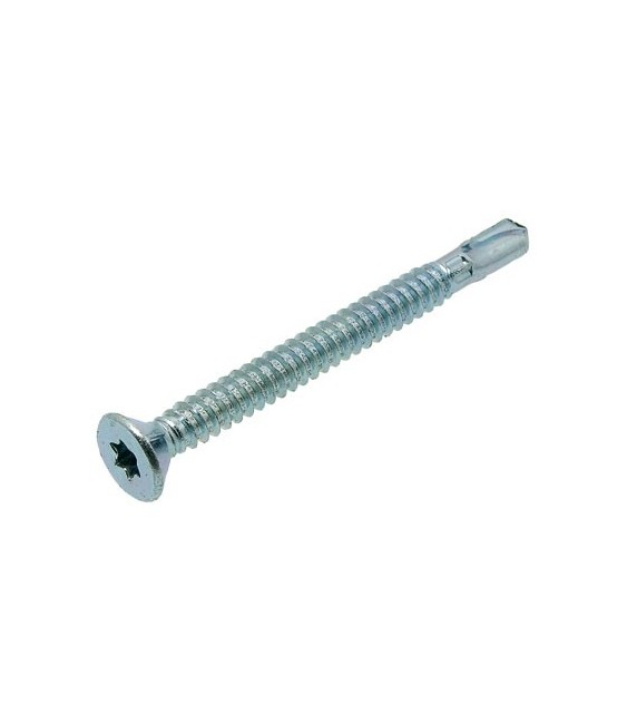 Vis auto-perçeuse Tête fraisée empreinte étoilée - 6.3 x 80 mm - Lot de 100