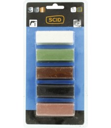 Pâte à polir - pour polissage - Lot de 5 - SCID