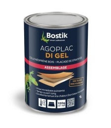 Colle contact gel avec Durcisseur Incorporé - Agoplac Di Gel - 1 L - BOSTIK
