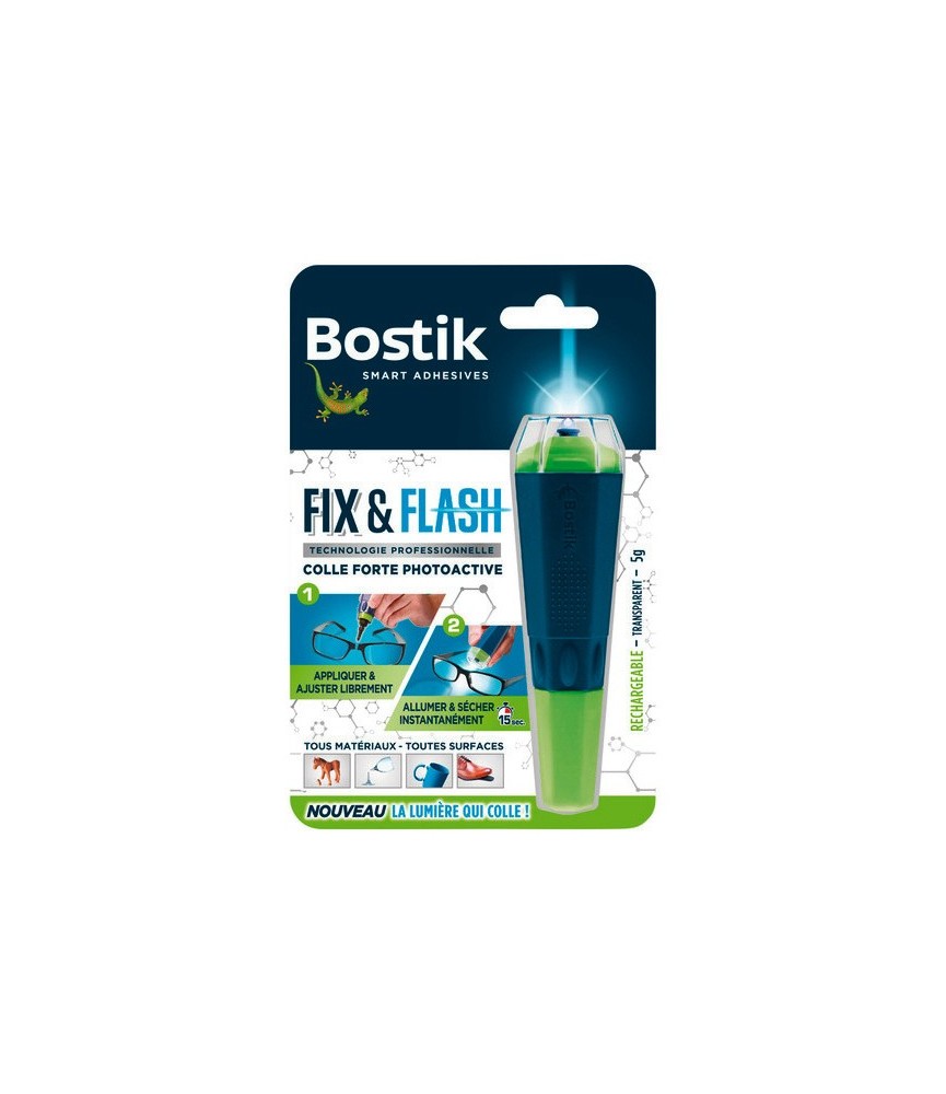 Colle de réparation avec applicateur - Fix & Flash - 5 Grs - BOSTIK