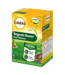 Engrais Gazon Anti-Mousse - 3.2 Kg - SOLABIOL