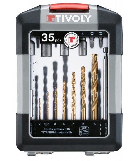 Mallette de forêts et embouts SLR - 35 pièces - TIVOLY
