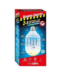 Barrière à Insectes - Ampoule LED anti-moustiques 2 en 1 - Barzone - 45 m² - BARRIERE A INSECTES