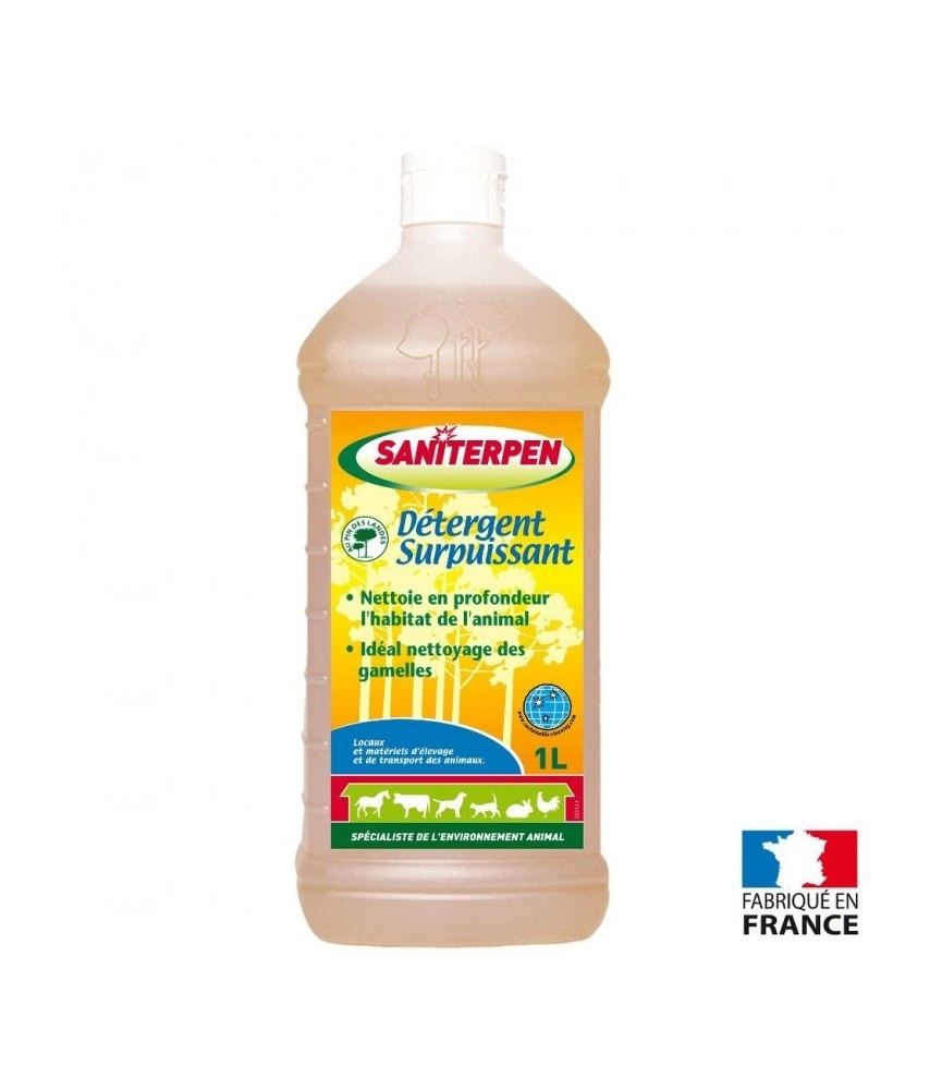 Détergent surpuissant - Pin des landes - 1 L - SANITERPEN Détergent surpuissant - Pin des landes - 1 L - SANITERPEN