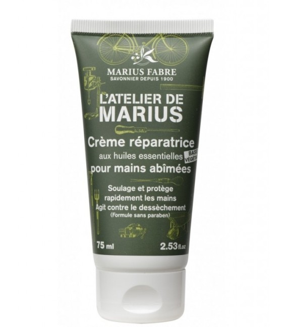Crème réparatrice pour les mains abîmées - 75ml - MARIUS FABRE