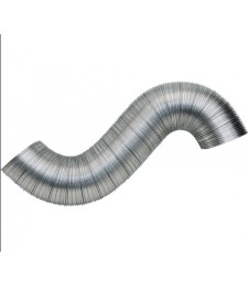 Gaine flexible et extensible de 0.45 à 1.5 M - Aluminium - 125 mm - STRULIK