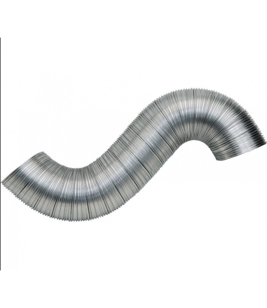 Gaine flexible et extensible de 0.45 à 1.5 M - Aluminium - 125 mm - STRULIK Gaine flexible et extensible de 0.45 à 1.5 M - Aluminium - 125 mm - STRULIK