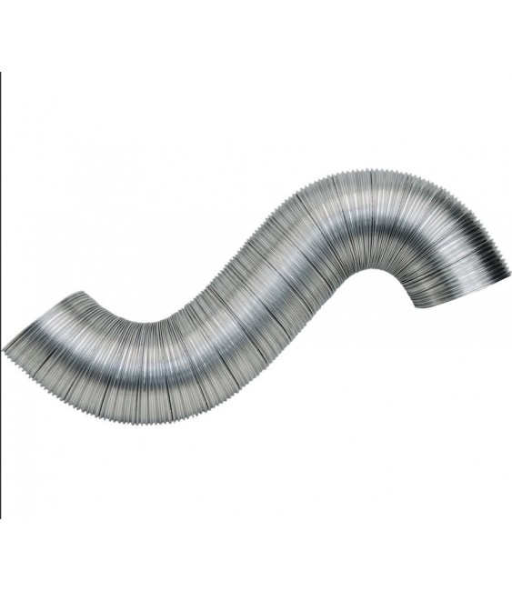Gaine flexible et extensible de 0.45 à 1.5 M - Aluminium - 125 mm - STRULIK
