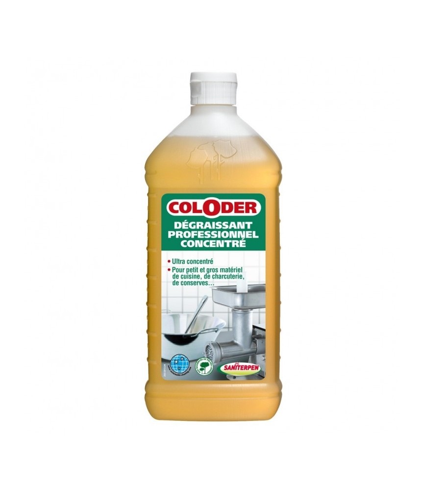 Dégraissant Professionnel Concentré - 1L - Coloder - SANITERPEN Dégraissant Professionnel Concentré - 1L - Coloder - SANITERPEN