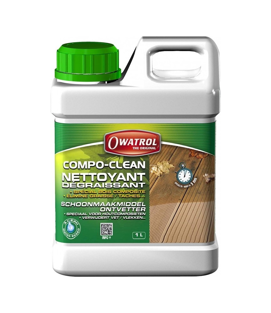 Nettoyant dégraissant spécial composites - Compo Clean - 1 L - OWATROL Nettoyant dégraissant spécial composites - Compo Clean - 1 L - OWATROL