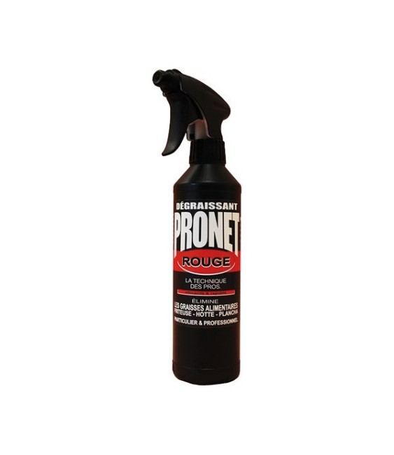 Dégraissant - Graisses alimentaire - Pronet rouge - 500 ml - PRONET