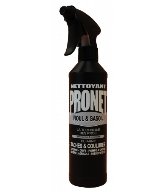 Nettoyant tâches de fioul et gasoil - 500 ml - PRONET