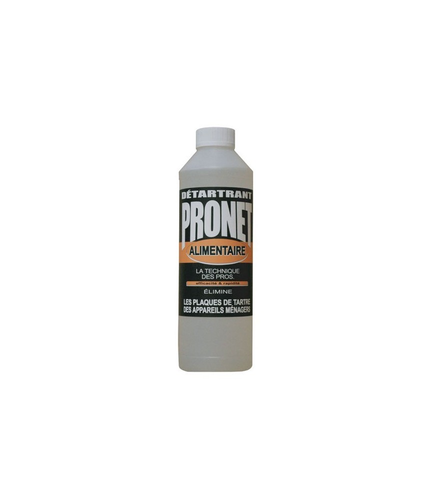 Détartrant alimentaire pour appareils ménagers - 500 ml - PRONET Détartrant alimentaire pour appareils ménagers - 500 ml - PRONET
