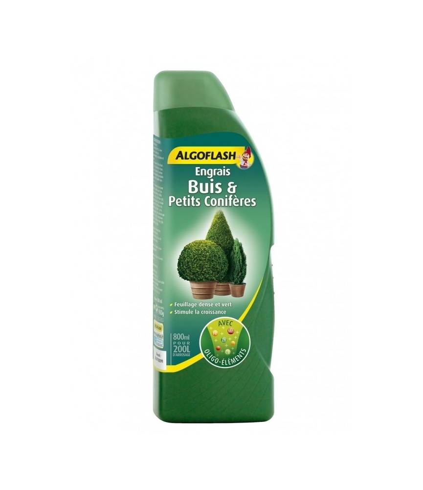 Engrais liquide Buis et Petits conifères - 800 ml - ALGOFLASH