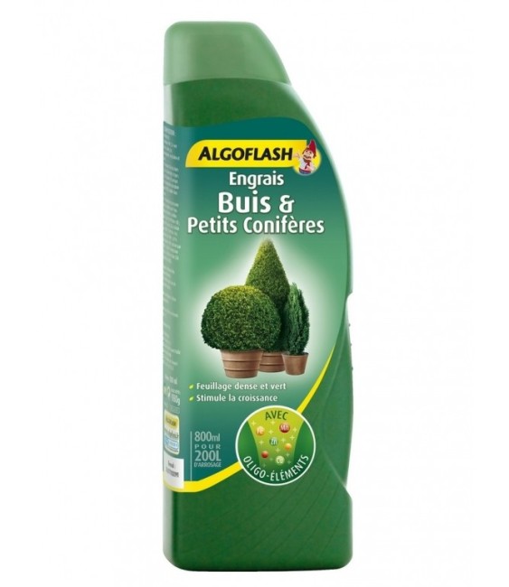 Engrais liquide Buis et Petits conifères - 800 ml - ALGOFLASH