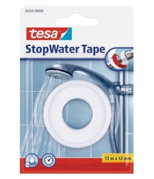 Ruban d'étanchéité P.T.F.E - Téflon - 12 m x 12 mm - StopWater - TESA