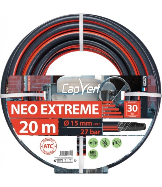 Tuyau d'arrosage Neo Extrême - 15 x 20 M - CAP VERT
