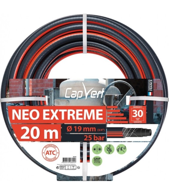 Tuyau d'arrosage Neo Extrême - 19 x 20 M - CAP VERT