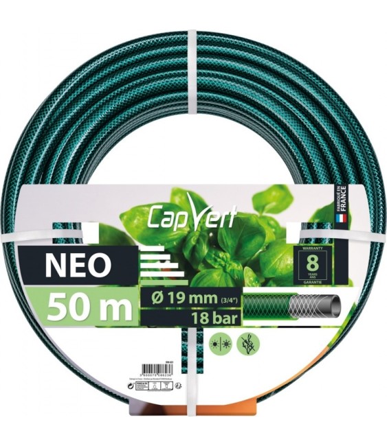 Tuyau d'arrosage Neo 3 couches - 19 x 50 M - CAP VERT