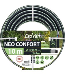 Tuyau d'arrosage Neo confort - 5 couches - 19 x 10 M - CAP VERT