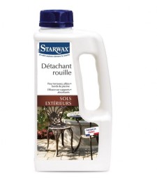 Détachant rouille pour sols extérieurs - 1 L - STARWAX