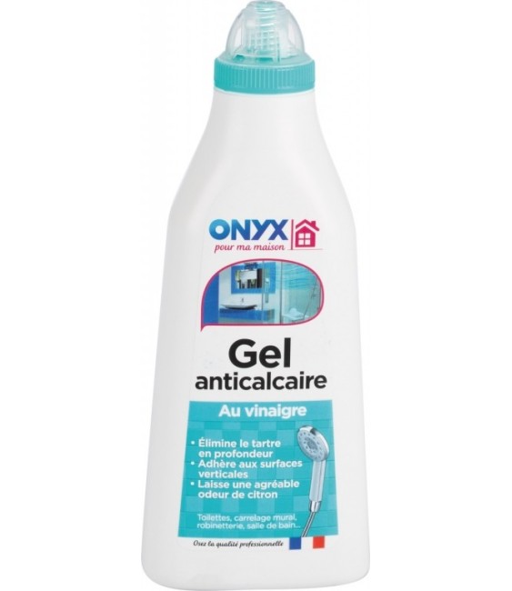 Gel anti-calcaire au vinaigre - Citron - 500 ml - ONYX