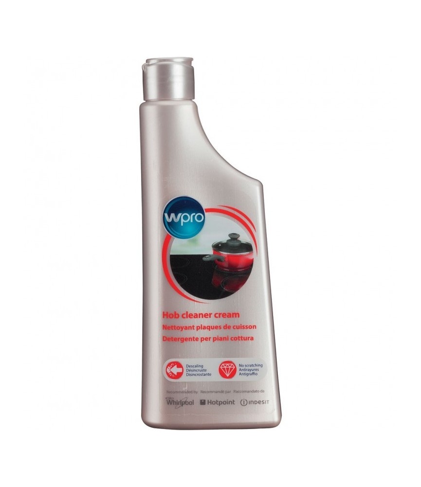 Crème nettoyante pour plaque de cuisson - 250 ml - WPRO Crème nettoyante pour plaque de cuisson - 250 ml - WPRO