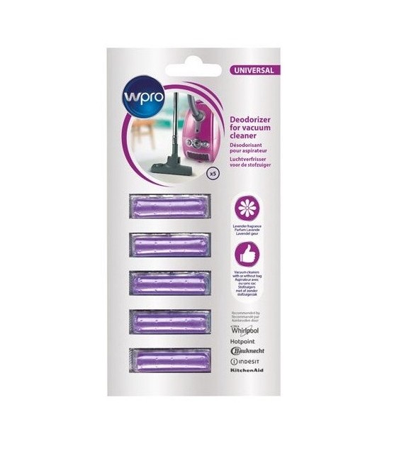 Désodorisant pour aspirateur - 5 bâtonnets à la lavande - WPRO