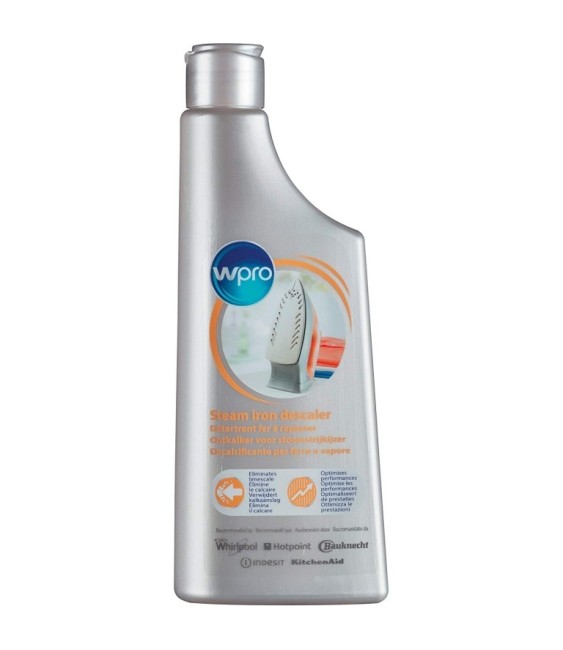 Détartrant liquide pour fer à repasser et centrale vapeur - 250 ml - WPRO