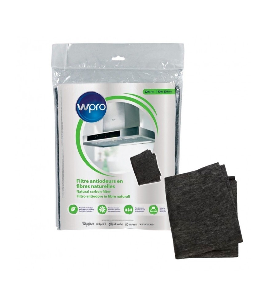 Filtre de hotte anti-odeurs - Fibres naturelles - NCF201 - WPRO