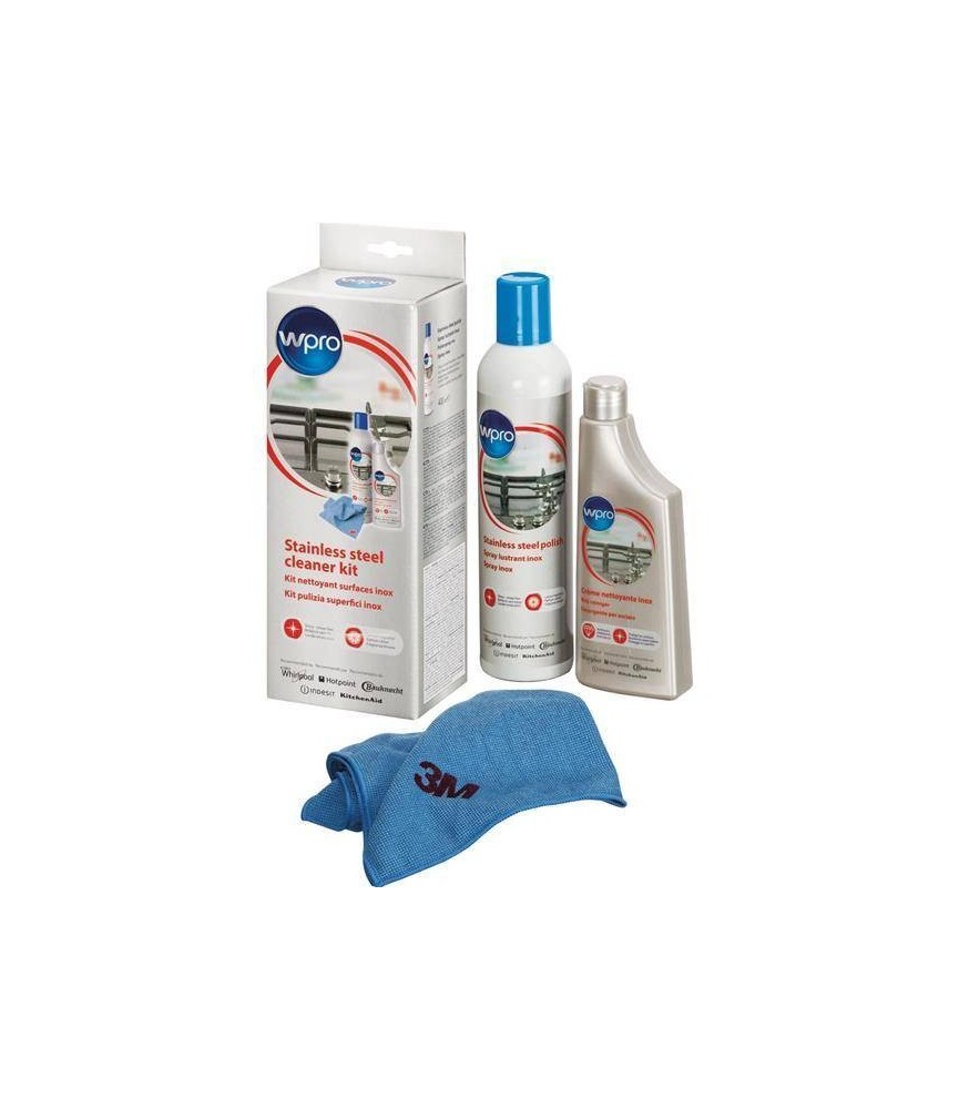 Kit de nettoyage pour surfaces en Inox - WPRO Kit de nettoyage pour surfaces en Inox - WPRO