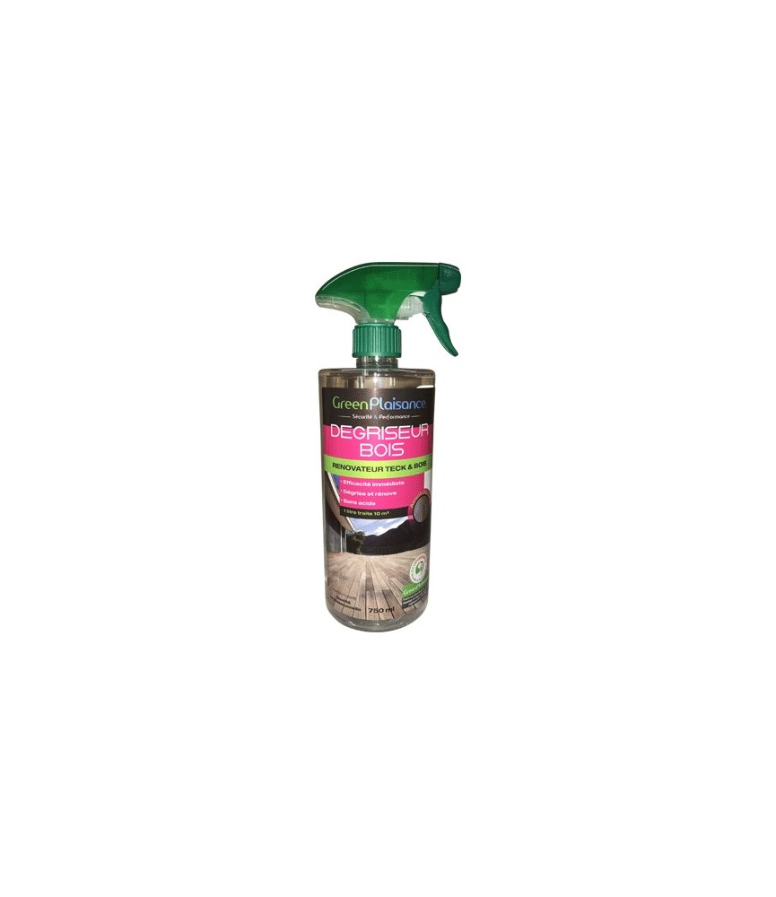 Dégriseur bois écologique pour teck et bois exotiques - 750 ml - GREEN PLAISANCE