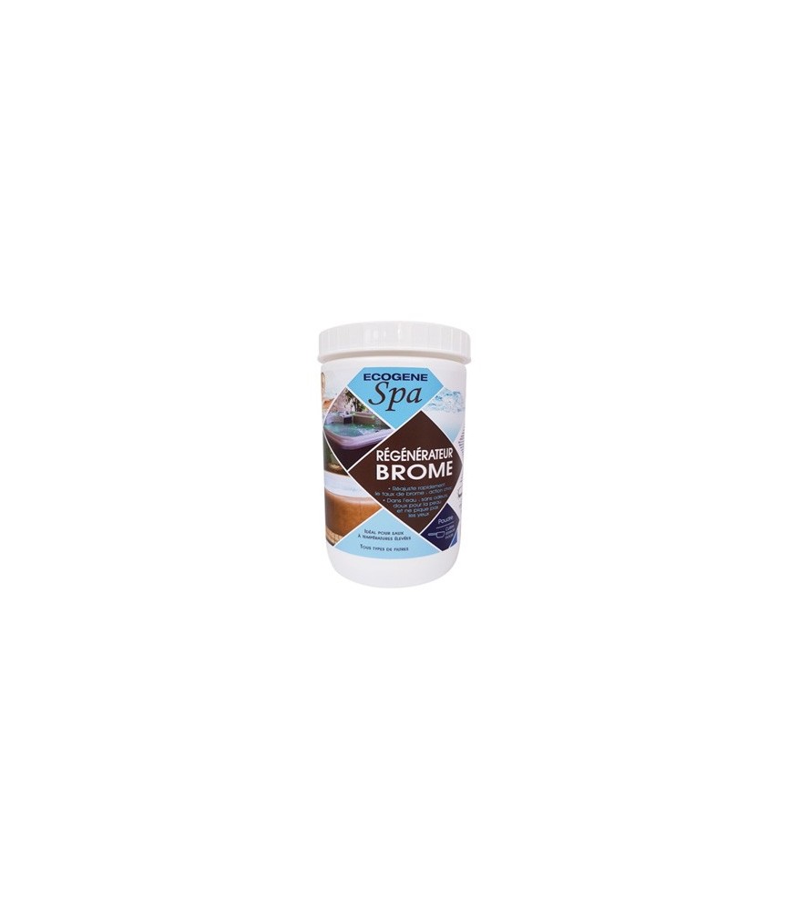Régénérateur de Brome pour spa - Poudre - 1 Kg - ECOGENE Régénérateur de Brome pour spa - Poudre - 1 Kg - ECOGENE