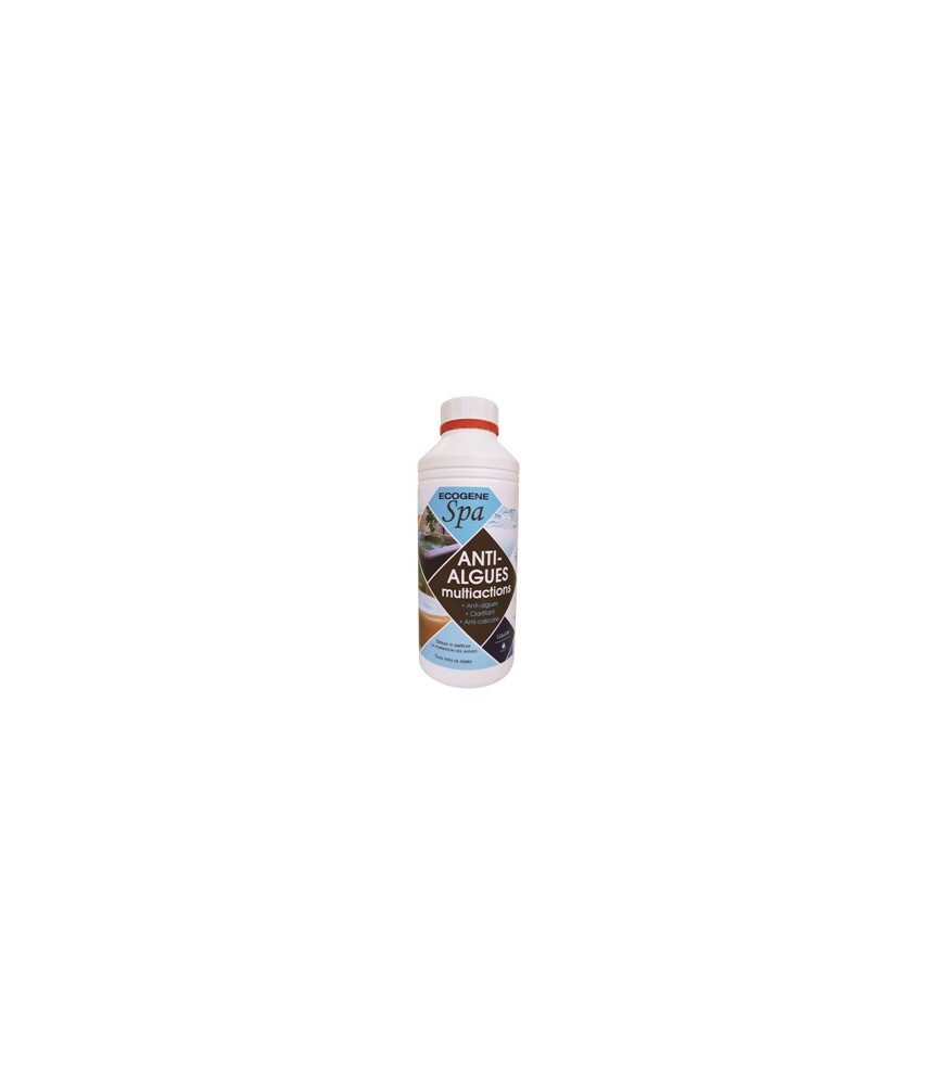 Anti-algues multiactions liquide pour spa - 1 L - ECOGENE Anti-algues multiactions liquide pour spa - 1 L - ECOGENE