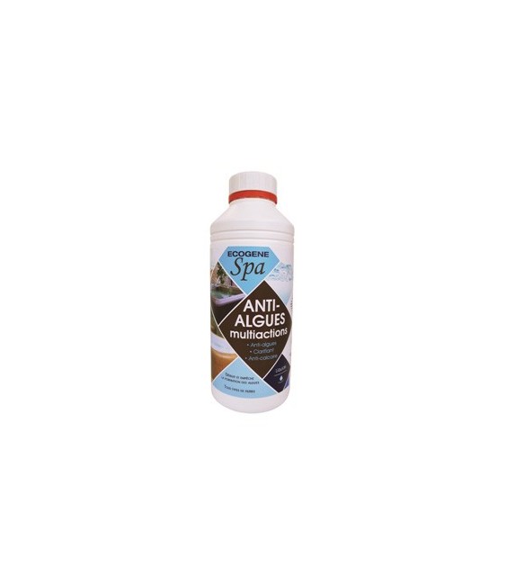 Anti-algues multiactions liquide pour spa - 1 L - ECOGENE