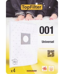 4 Sacs Aspirateur Universel - Model 001 - TOPFILTER