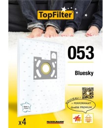 4 Sacs Aspirateur Premium - Bluesky - Model 053 - TOPFILTER