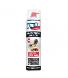 Insecticide longue portée - Spécial nids de guêpes et frêlons - Portée 6 m - 750 ml - KAPO