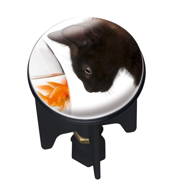 Bouchon clapet de lavabo - Pluggy - Cat - 4 cm - WENKO