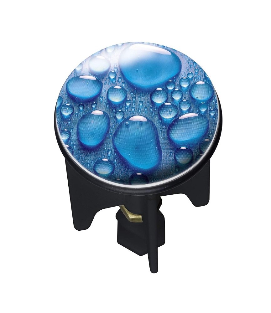 Bouchon clapet de lavabo - Pluggy - Goutte d'eau - 4 cm - WENKO Bouchon clapet de lavabo - Pluggy - Goutte d'eau - 4 cm - WENKO